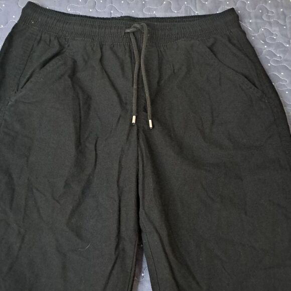 Divided black drawstring joggers size small - Picture 2 of 5